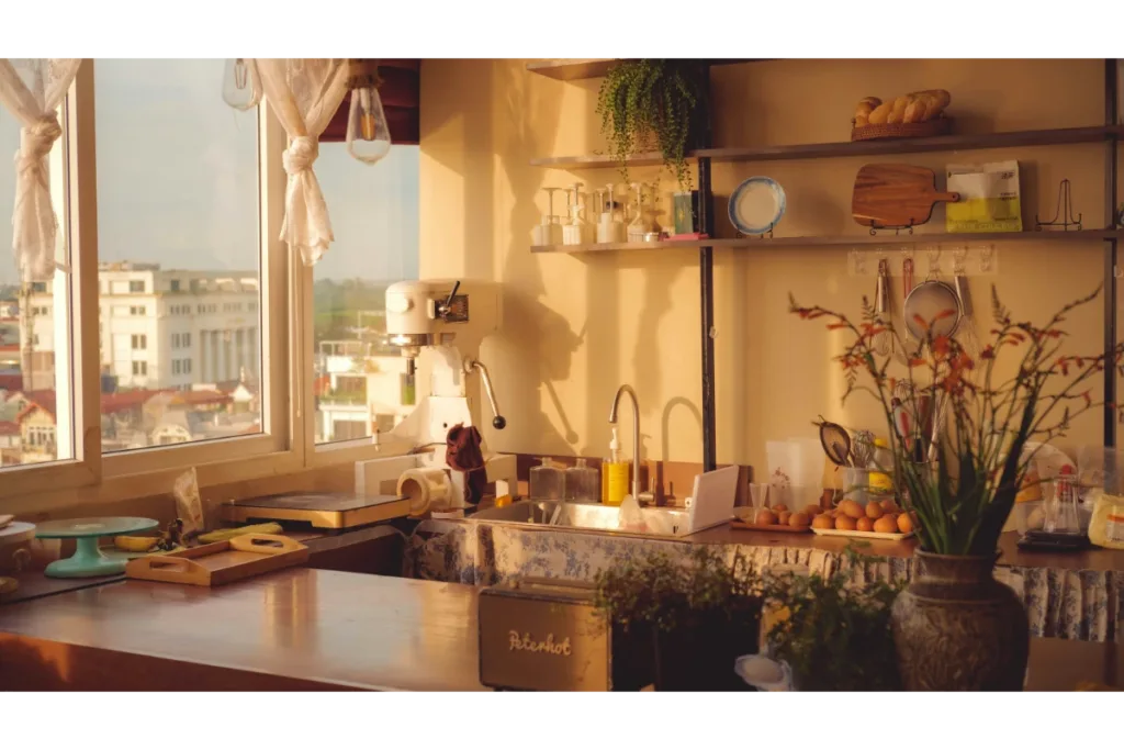 A Kitchen with an open window