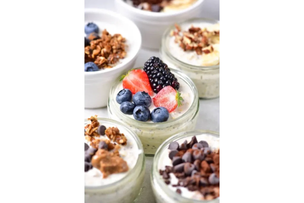 overnight oats in a jar