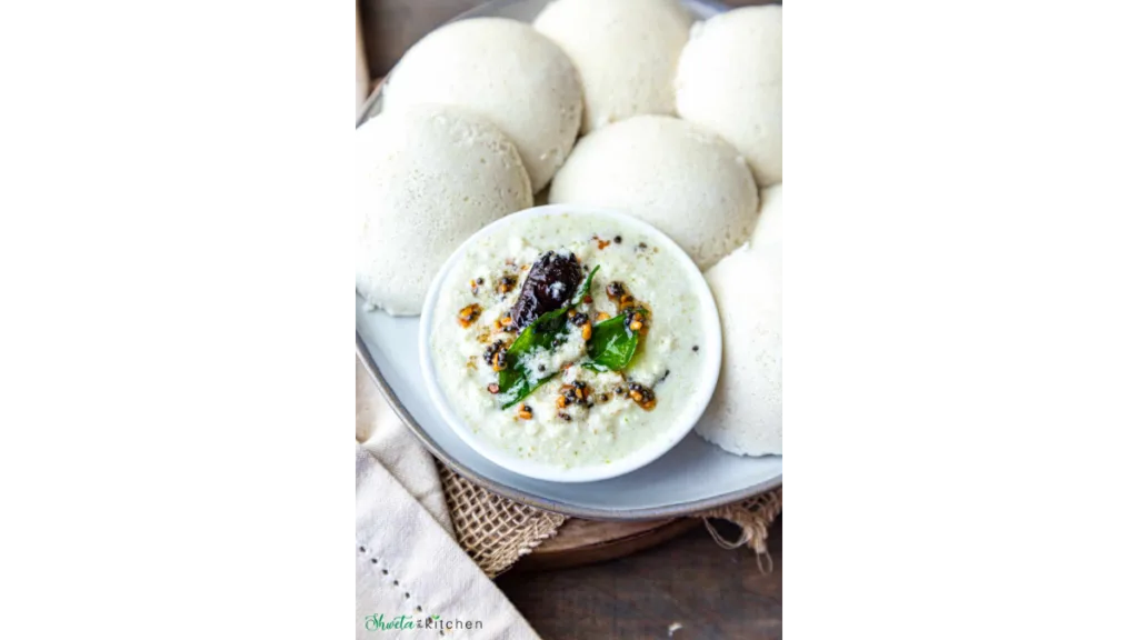idli in a plate