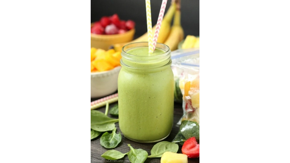 smoothie in a jar